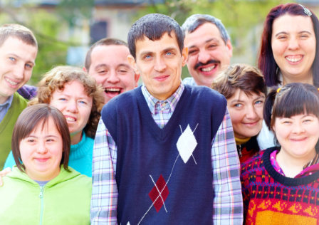 a group of people with special needs